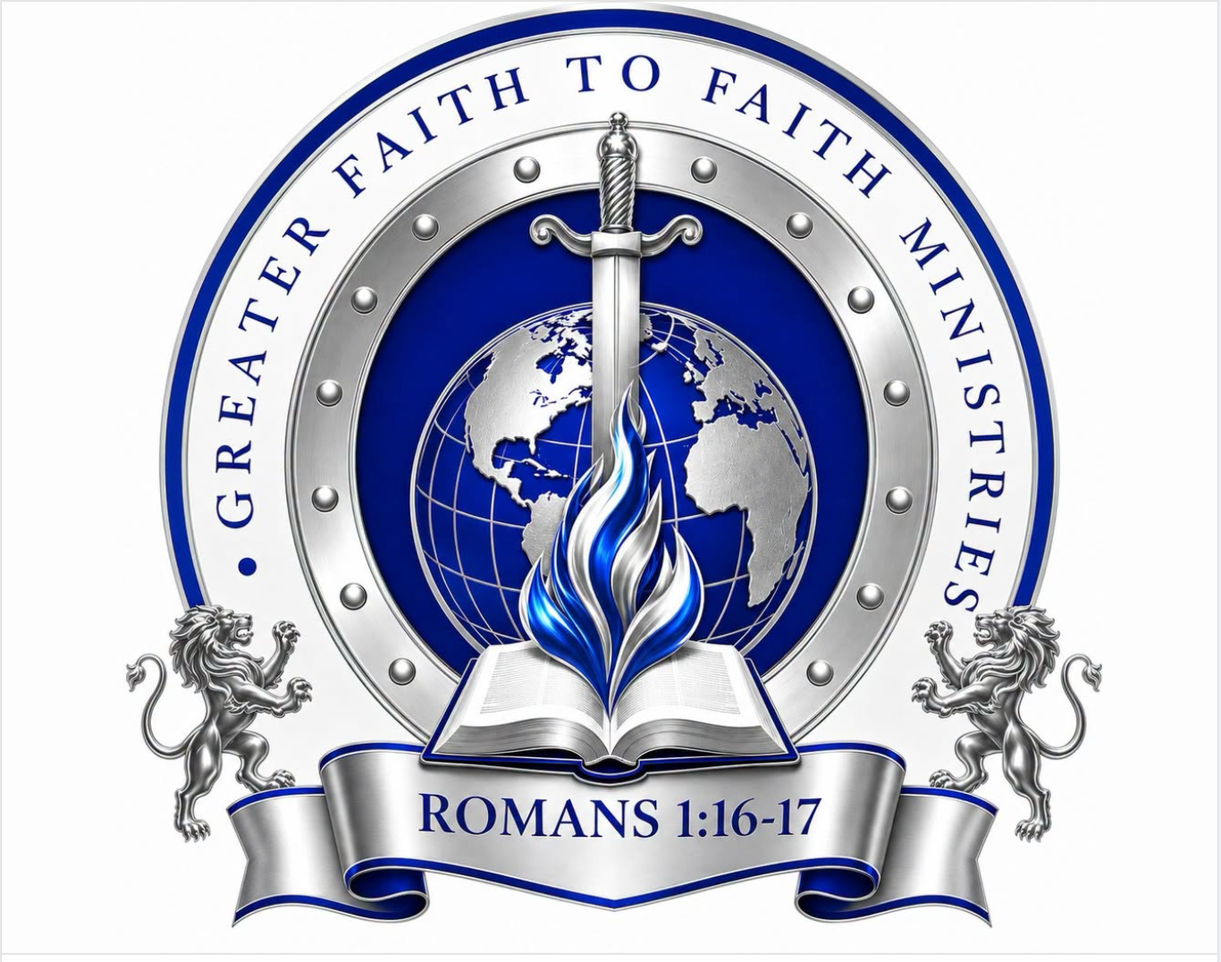 Greater Faith to Faith Ministries crest